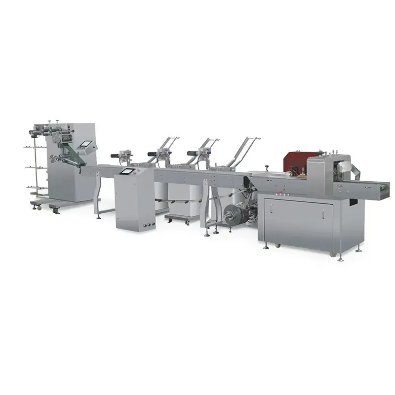 Machine de conditionnement automatique de vaisselle et de serviettes en papier