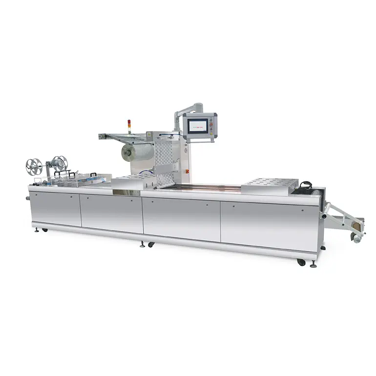 Machine d'emballage sous vide de thermoformage automatique