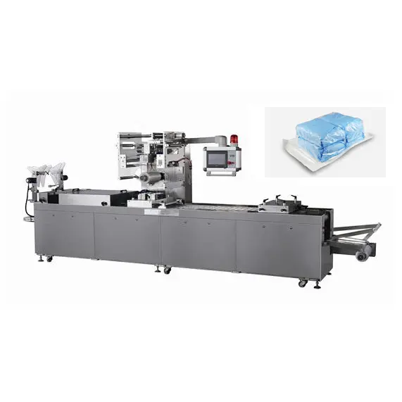 Machine de conditionnement de blouses chirurgicales